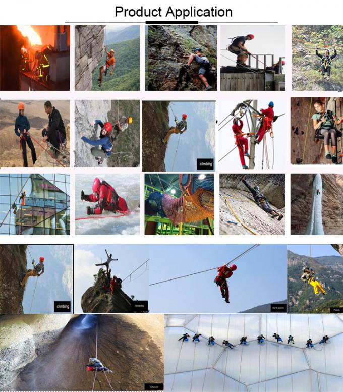 حبل نايلون لتسلق الصخور 12 ملم ، حبل ثابت للاستخدام في الهواء الطلق 0